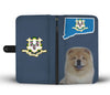 Chow Chow Print Wallet Case-Free Shipping-CT State
