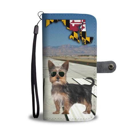 Yorkshire Terrier (Yorkie) Print Wallet Case-Free Shipping-MD State