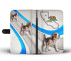 Beagle Print Wallet Case-Free Shipping-CA State