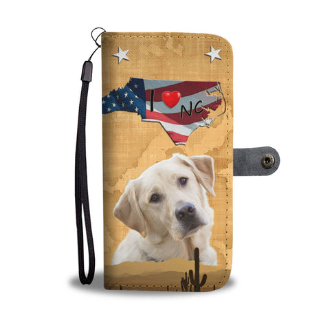 Lovely Labrador Retriever Print Wallet Case-Free Shipping-NC State