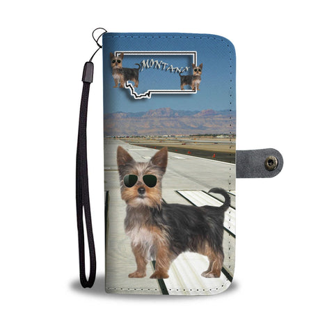 Yorkshire Terrier (Yorkie) Print Wallet Case-Free Shipping-MT State