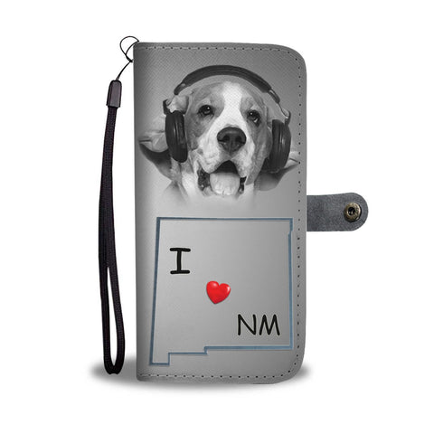 Beagle Dog Print Wallet Case- Free Shipping-NM State