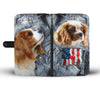 Cute Cavalier King Charles Spaniel Print Wallet Case-Free Shipping-NM State