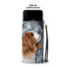 Cute Cavalier King Charles Spaniel Print Wallet Case-Free Shipping-NM State