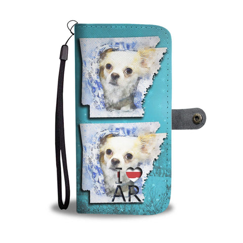 Cute Chihuahua Dog Art Print Wallet Case-Free Shipping-AR State