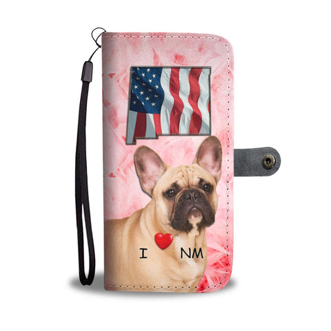 French Bulldog Print Wallet Case-Free Shipping-NM State
