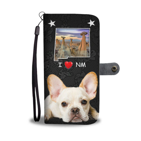 Lovely French Bulldog Print Wallet Case-Free Shipping-NM State