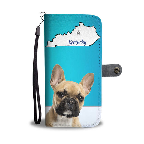 French Bulldog Print Wallet Case-Free Shipping-KY State