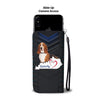 Cute Basset Hound Print Wallet Case-Free Shipping-KY State