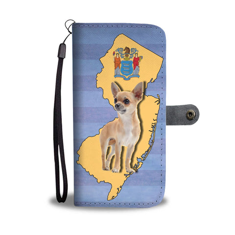 Cute Chihuahua Print Wallet Case-Free Shipping-NJ State