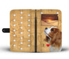 Cute Cavalier King Charles Spaniel Print Wallet Case- Free Shipping-SD State
