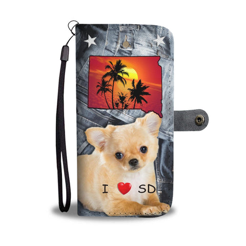 Chihuahua Print Wallet Case-Free Shipping-SD State
