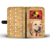 Cute Labrador Retriever Print Wallet Case-Free Shipping-SD State