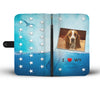 Basset Hound Print Wallet Case-Free Shipping-WY State