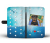 Cute Rottweiler Dog Print Wallet Case-Free Shipping-WY State
