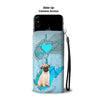 Lovely Pug Print Wallet Case-Free Shipping-WV State
