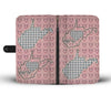 French Bulldog Pattern Print Wallet Case-Free Shipping-WV State