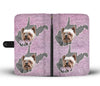 Cute Yorkie Art Print Wallet Case-Free Shipping-WV State