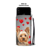 Lovely Yorkshire Terrier Print Wallet Case-Free Shipping-WY State