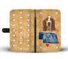 Amazing Basset Hound Print Wallet Case-Free Shipping-NE State