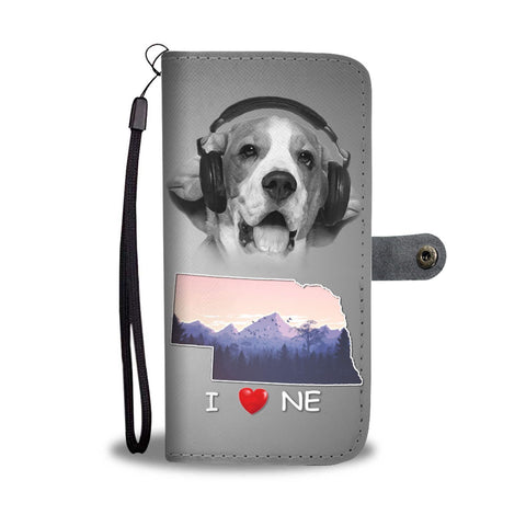 Beagle Dog Print Wallet Case-Free Shipping-NE State