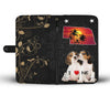 Lovely Beagle Dog Print Wallet Case-Free Shipping-NE State