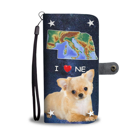 Chihuahua Print Wallet Case-Free Shipping-NE State