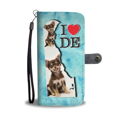 Lovely Chihuahua Dog Print Wallet Case-Free Shipping-DE State