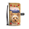 Yorkshire Terrier Print Wallet Case-Free Shipping-NE State