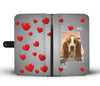 Lovely Basset Hound Print Wallet Case-Free Shipping-AL State