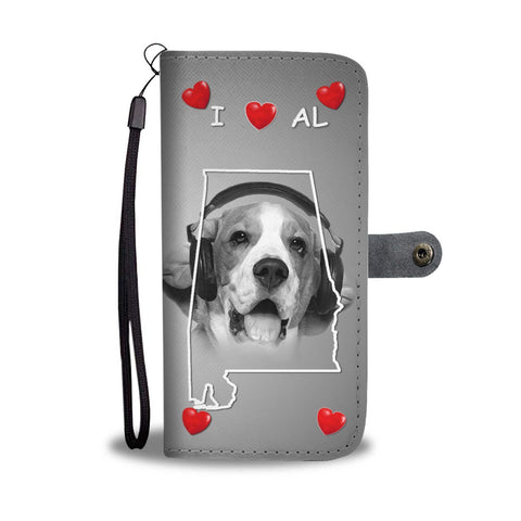 Beagle Dog Print Wallet Case-Free Shipping-AL State