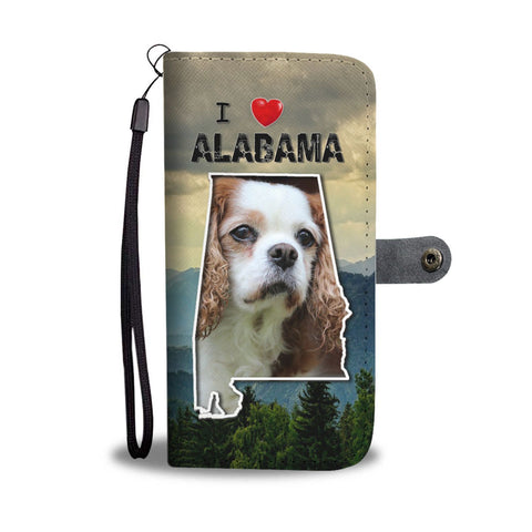 Cavalier King Charles Spaniel Print Wallet Case- Free Shipping-AL State