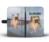 Cute French Bulldog Print Wallet Case-Free Shipping-AL State