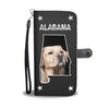 Labrador Retriever On Black Print Wallet Case-Free Shipping-AL State