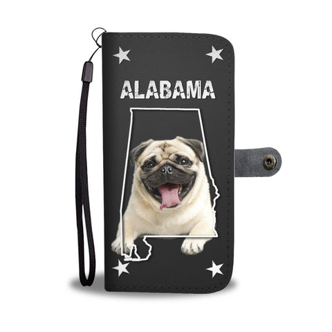Laughing Pug Dog Wallet Case-Free Shipping-AL State