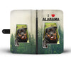 Cute Rottweiler Dog Print Wallet Case-Free Shipping-AL States