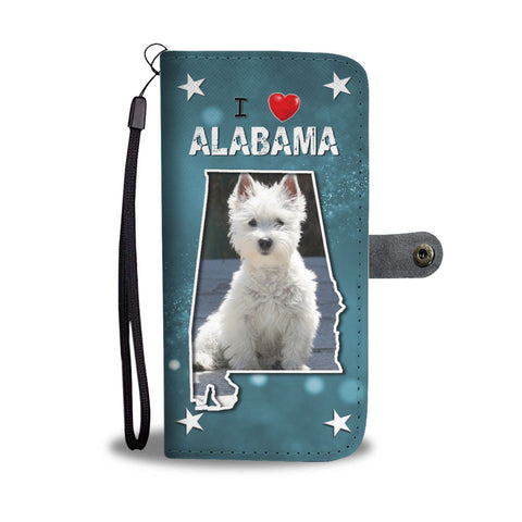 Cute West Highland White Terrier Print Wallet Case-Free Shipping-AL State