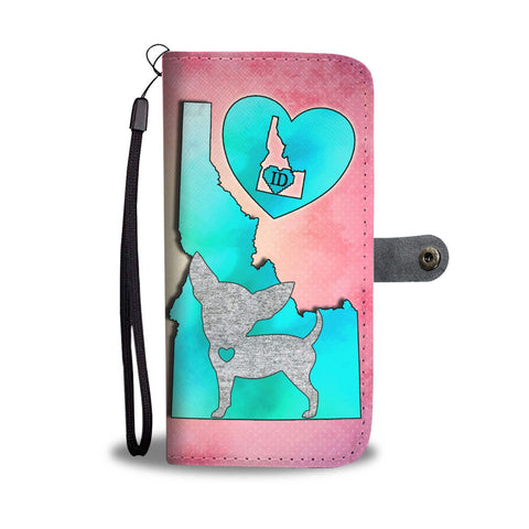 Chihuahua Dog Art Print Wallet Case-Free Shipping-ID State