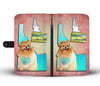 Cute Pomeranian Dog Print Wallet Case-Free Shipping-ID State