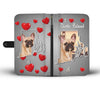 Cute French Bulldog Print Wallet Case-Free Shipping-RI State