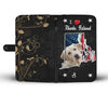 Cute Labrador Retriever Print Wallet Case-Free Shipping-RI State