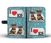 Cute Chihuahua Print Wallet Case-Free Shipping-KS State