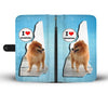 Lovely Pomeranian Dog Print Wallet Case-Free Shipping-NH State