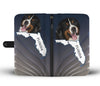 Bernese Mountain Dog Print Wallet Case-Free Shipping-FL State