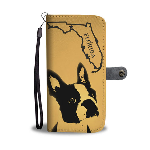 Awesome Boston Terrier Art Print Wallet Case-Free Shipping-FL State