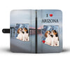 Lovely Beagle Dog Print Wallet Case- Free Shipping-AZ State