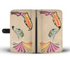 Cute Whippet Dog Print Wallet Case-Free Shipping-FL State