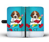 Awesome Beagle Print Wallet Case-Free Shipping-CT State