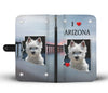 Cute West Highland White Terrier Print Wallet Case-Free Shipping-AZ State