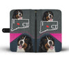 Bernese Mountain Dog Print Wallet Case-Free Shipping-CT State